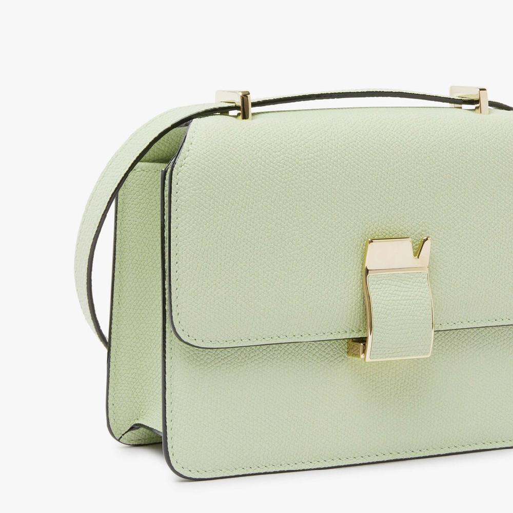 Valextra Borsa a tracolla da Donna in Pelle Verde di Lusso | Valextra Shopping Online