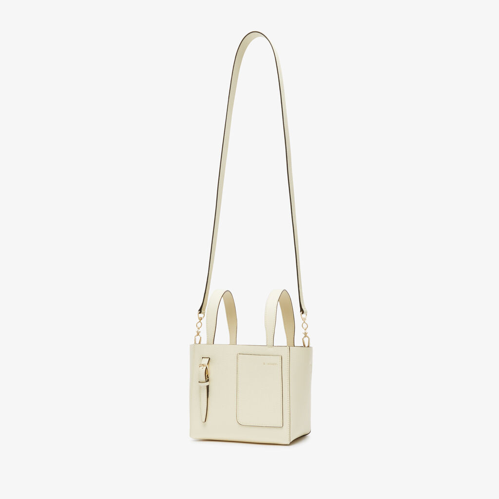 Valextra Borsa Secchiello da Donna in Pelle Bianca | Valextra Soft Affare Del Giorno