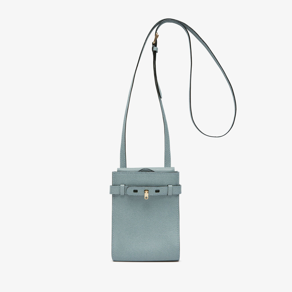 Valextra Borsa a tracolla Micro in Pelle Blu | Valextra Brera Offerte
