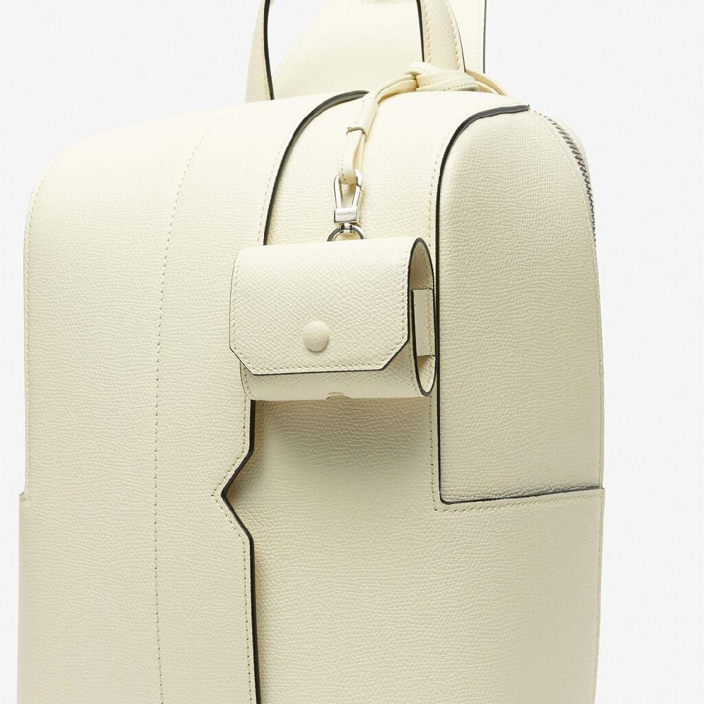 Valextra Porta Airpods Pro con Tracolla in Pelle Bianca | Valextra Hotsell