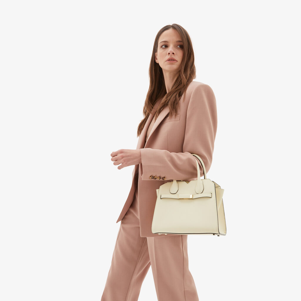 Valextra Borsa a mano da Donna Mini Bianca di Lusso | Valextra Italy