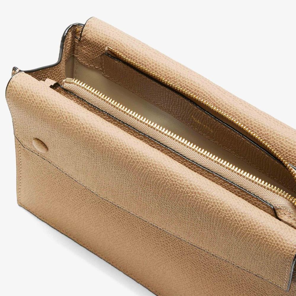 Valextra Borsetta a tracolla piccola in Pelle Beige | Valextra Pocket Black Friday