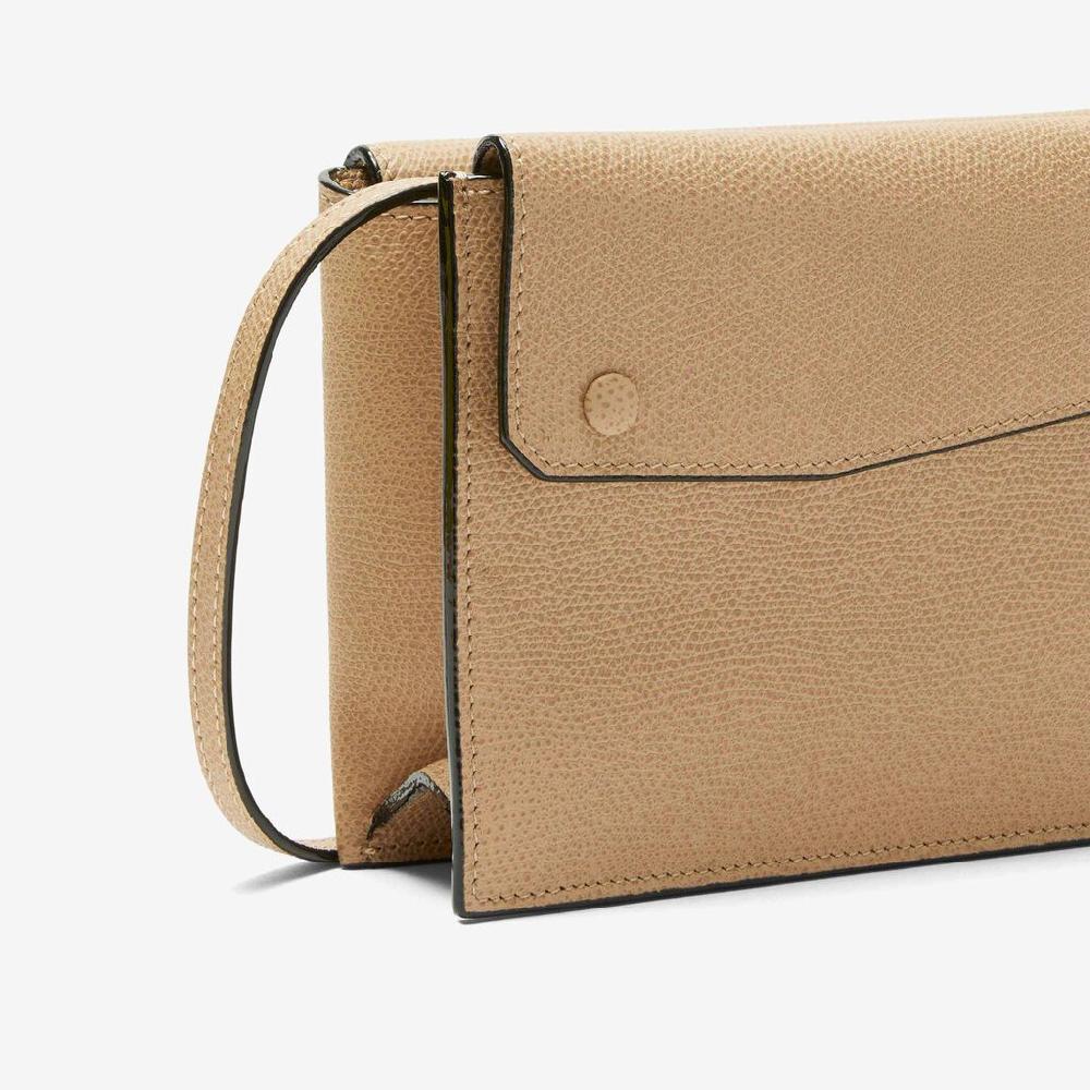 Valextra Borsetta a tracolla piccola in Pelle Beige | Valextra Pocket Black Friday