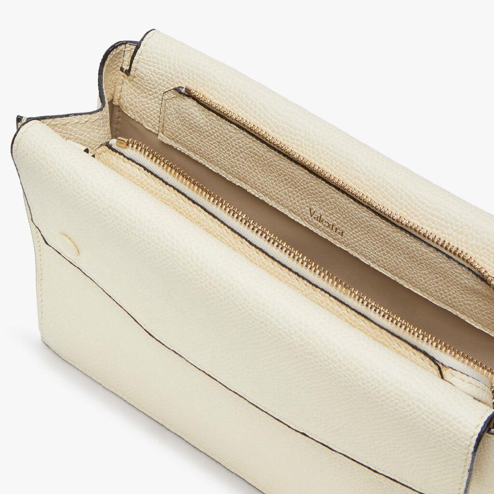Valextra Borsetta piccola Mini in Pelle Bianca | Valextra Pocket Cyber Monday