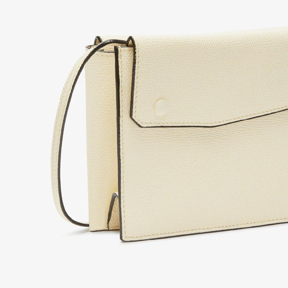 Valextra Borsetta piccola Mini in Pelle Bianca | Valextra Pocket Cyber Monday