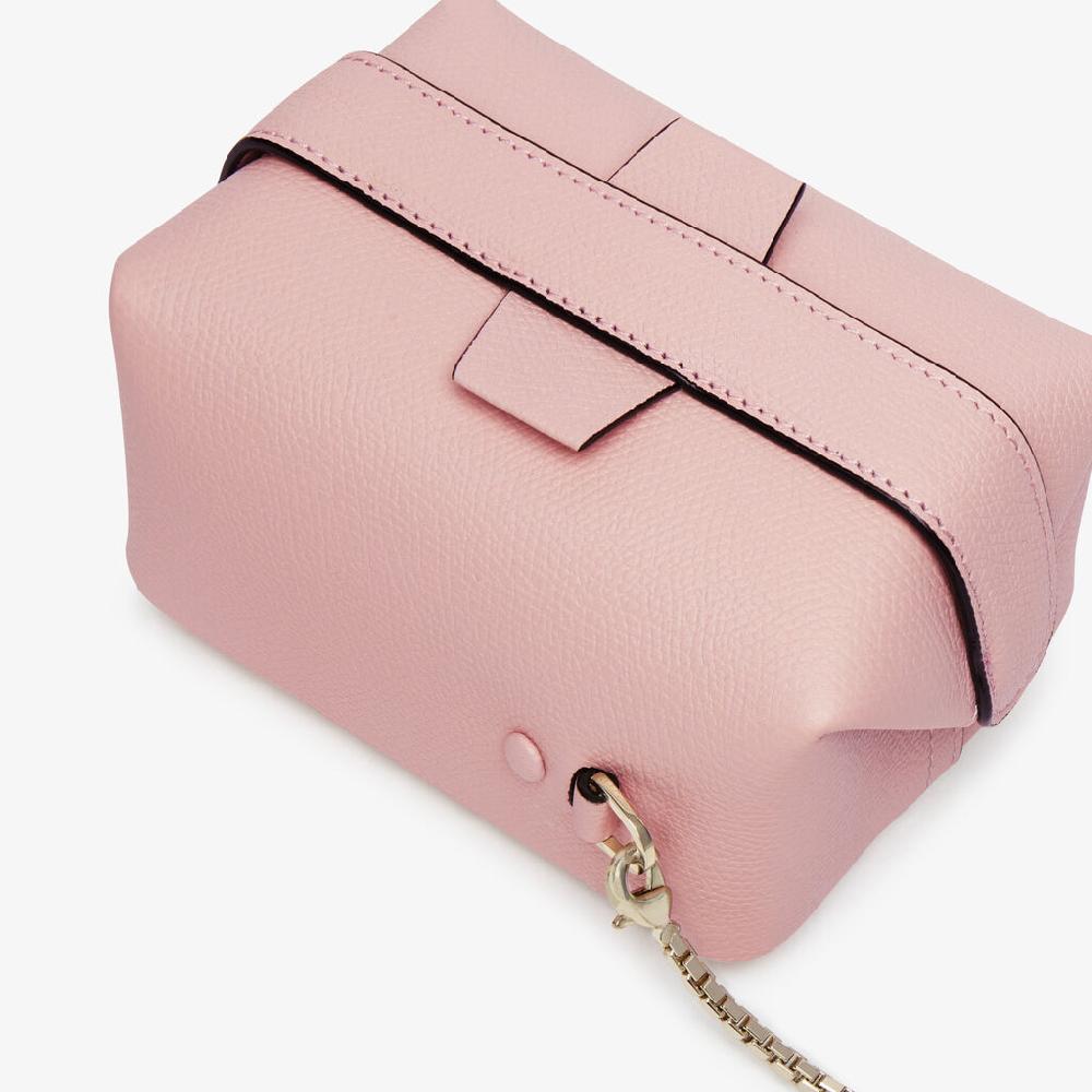 Valextra Borsetta da viaggio in Pelle Rosa | Valextra Tric Trac Offerta per la Festa della Mamma
