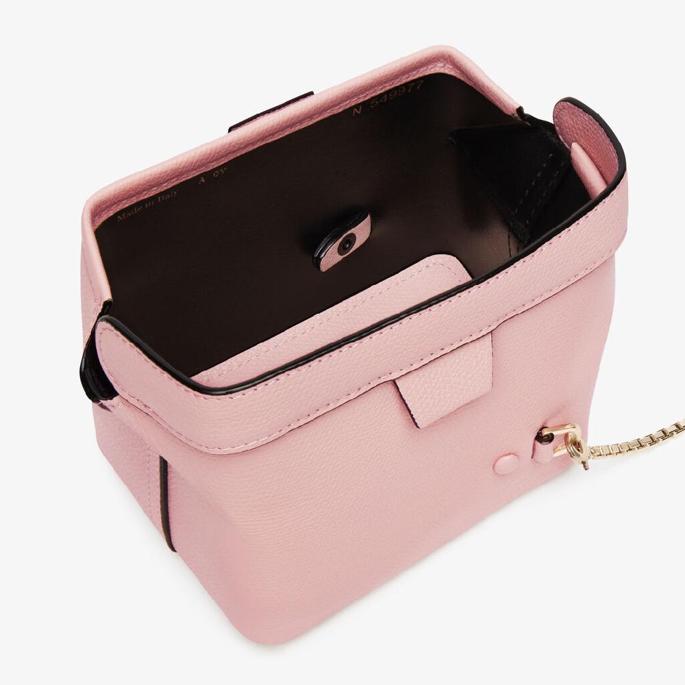 Valextra Borsetta da viaggio in Pelle Rosa | Valextra Tric Trac Offerta per la Festa della Mamma