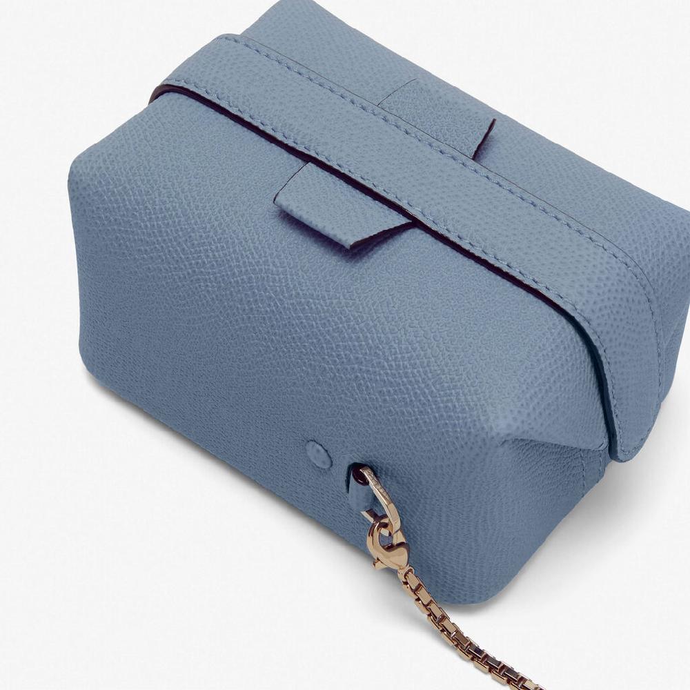 Valextra Borsa da viaggio in Pelle Azzurra | Valextra Tric Trac Offerta Anniversario