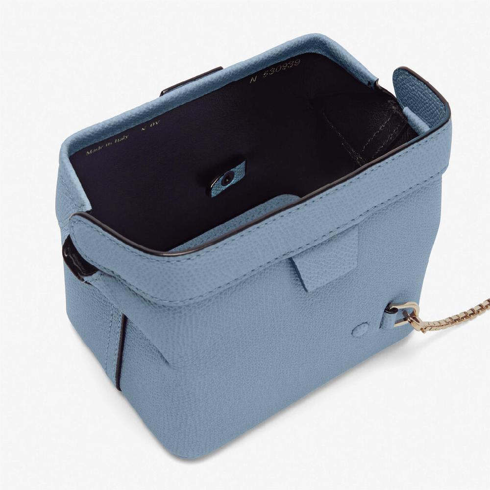 Valextra Borsa da viaggio in Pelle Azzurra | Valextra Tric Trac Offerta Anniversario