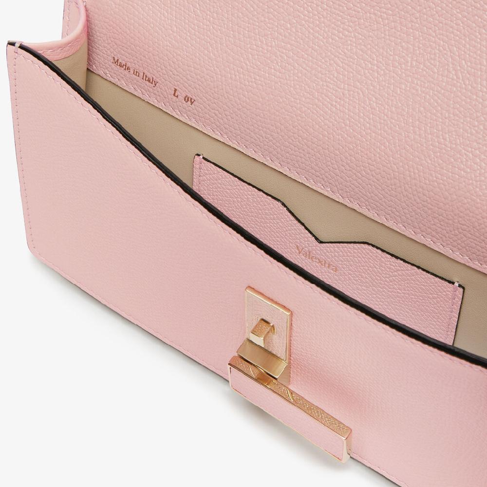 Valextra Borsetta clutch compatta in Pelle Rosa | Valextra Iside Smaltimento dello stoccaggio