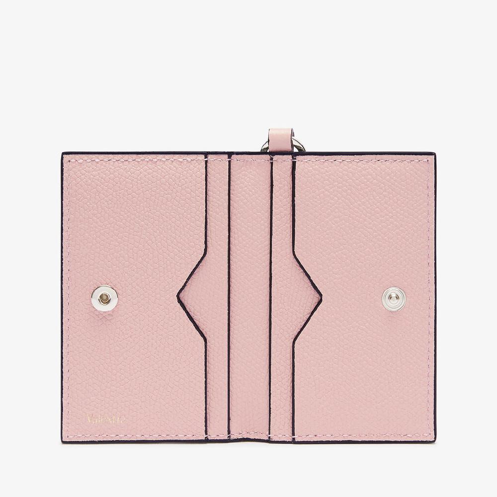 Valextra Porta carte con laccio da Donna in Pelle Rosa | Valextra Only for today