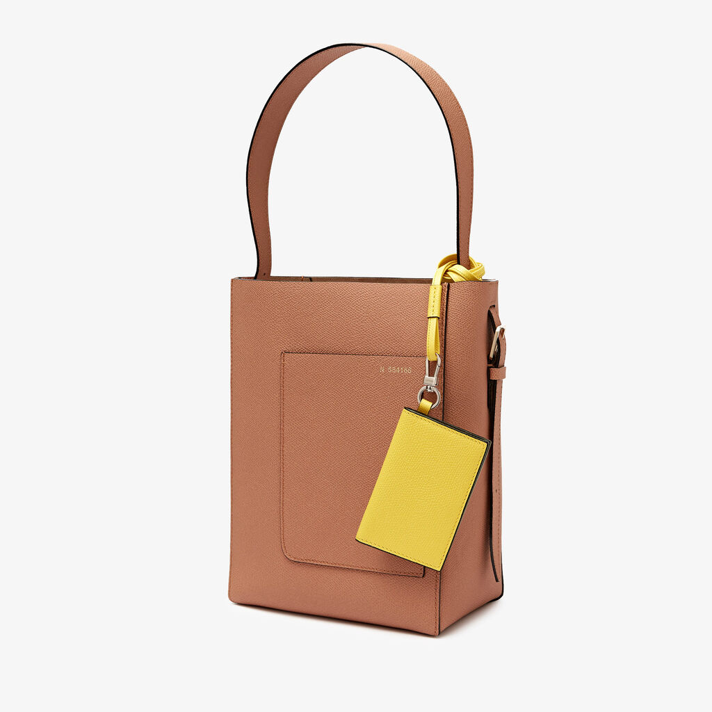 Valextra Porta carte con laccio da Donna in Pelle Gialla | Valextra Offerta speciale della fabbrica