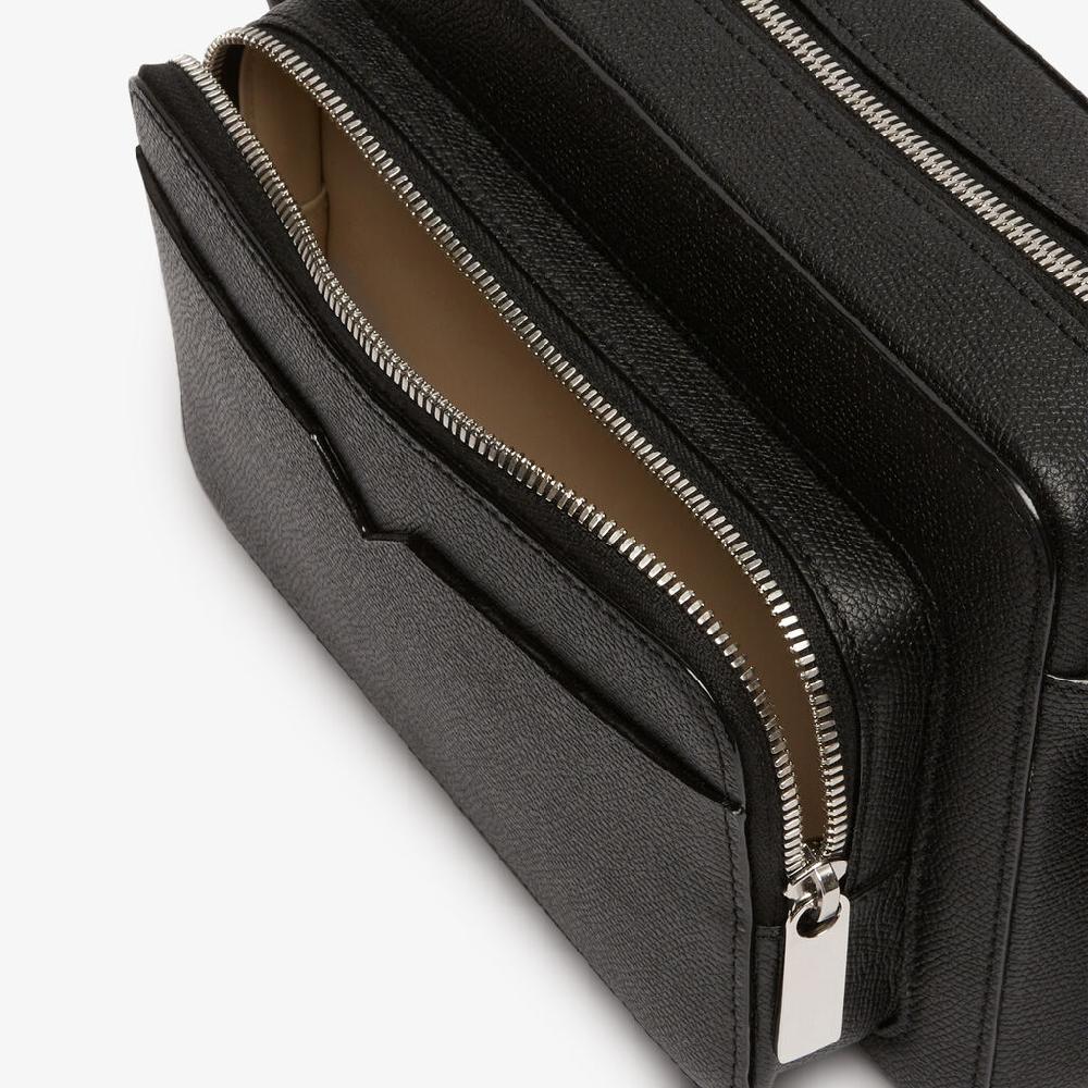 Valextra Borsa compatta Reporter in Pelle Nera | Valextra V-Line Sconti questo mese