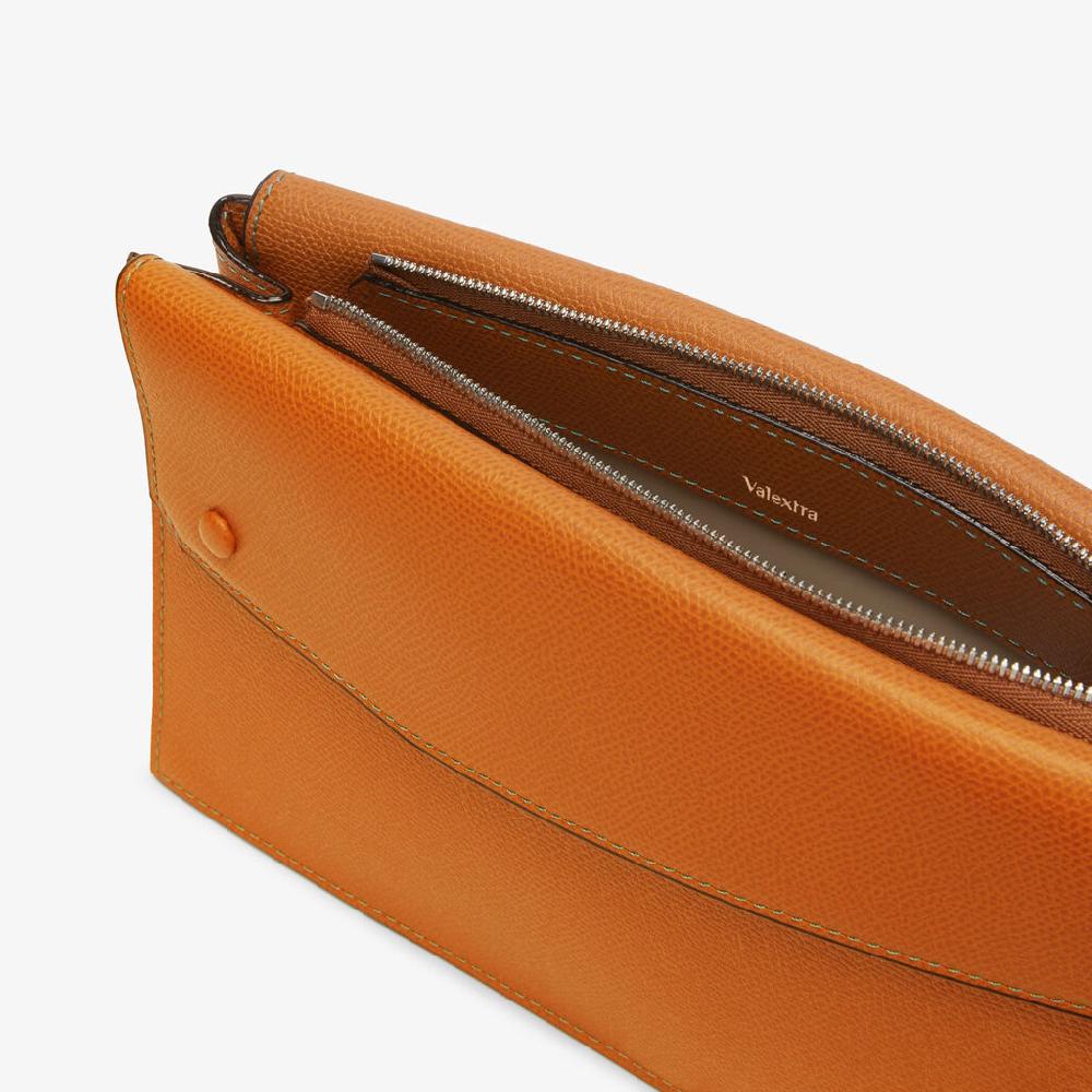 Valextra Borsa marsupio da Uomo in Pelle Marrone | Valextra Pocket 2025