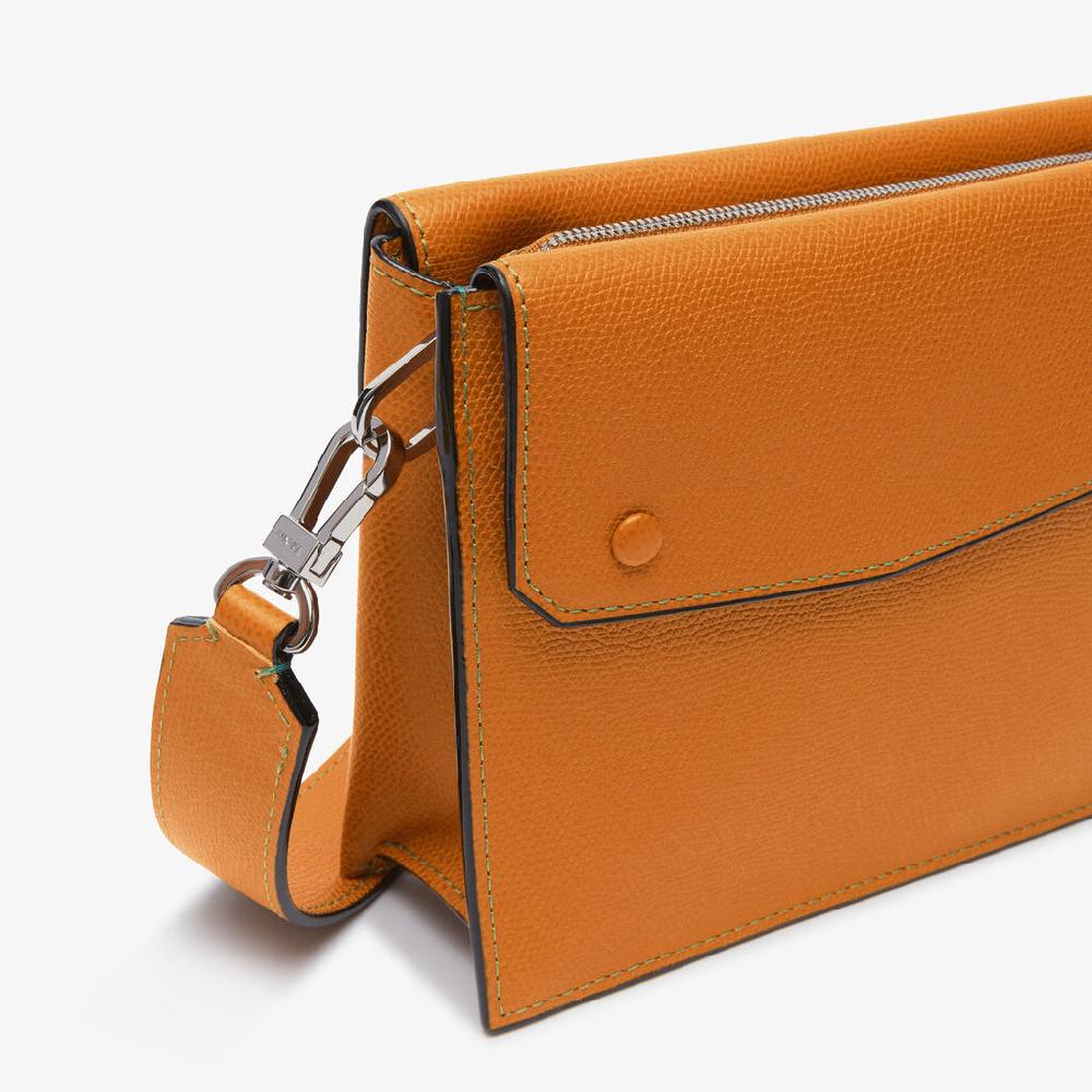 Valextra Borsa marsupio da Uomo in Pelle Marrone | Valextra Pocket 2025