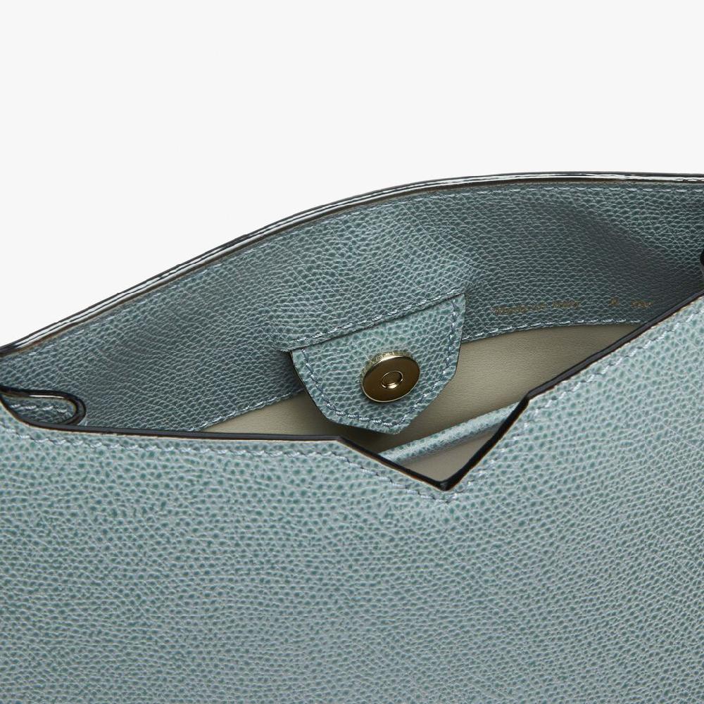 Valextra Borsa a spalla Mini in Pelle Blu | Valextra Hobo Hotsell