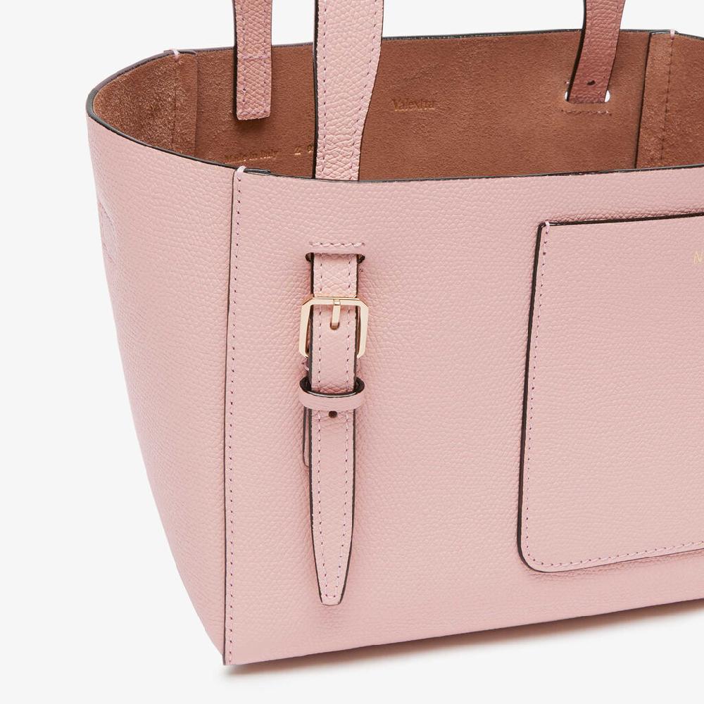 Valextra Borsa Secchiello da Donna di Lusso in Pelle Rosa | Valextra Soft I Più Venduti