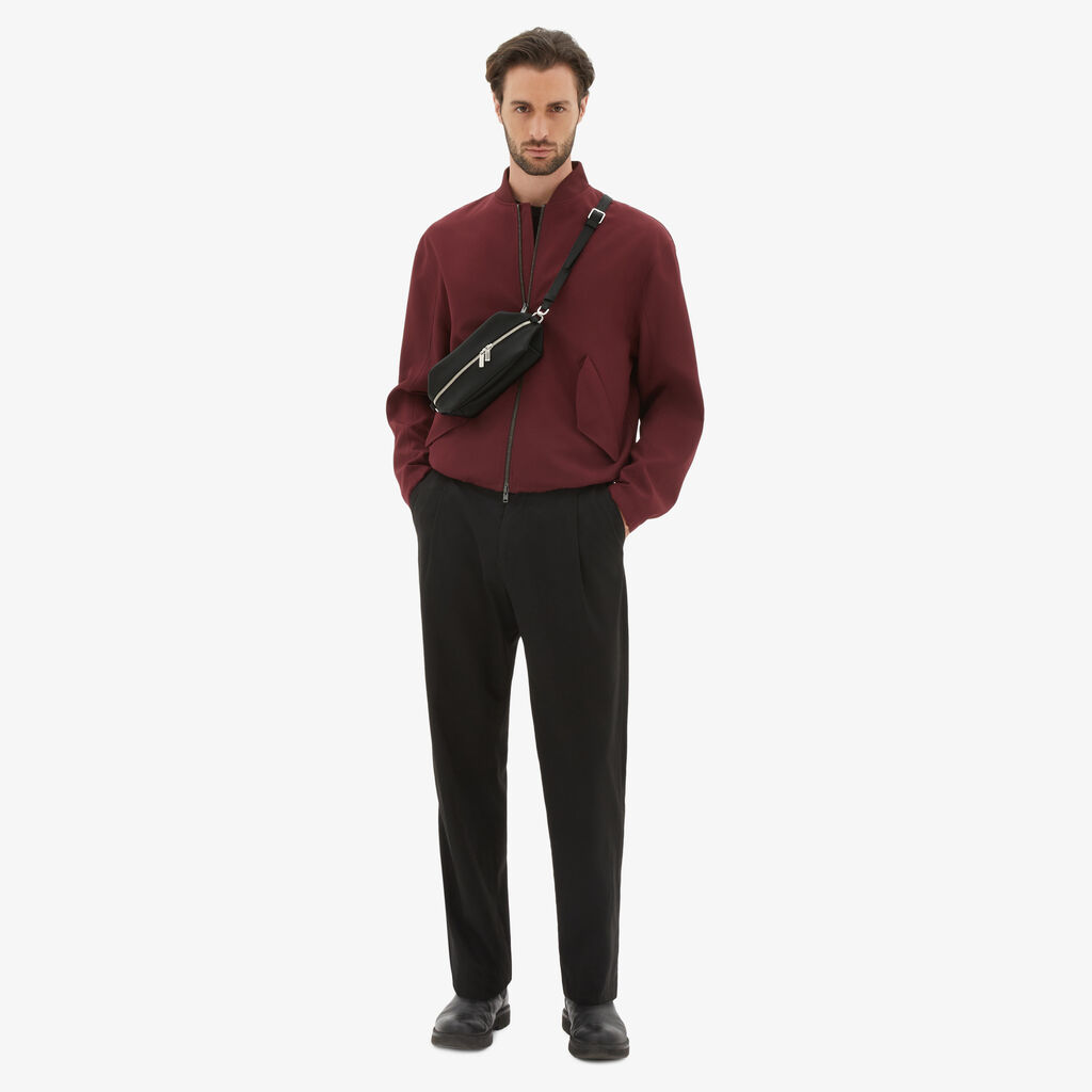 Valextra Borsa Origami da Uomo in pelle Nera di Lusso | Valextra Moda
