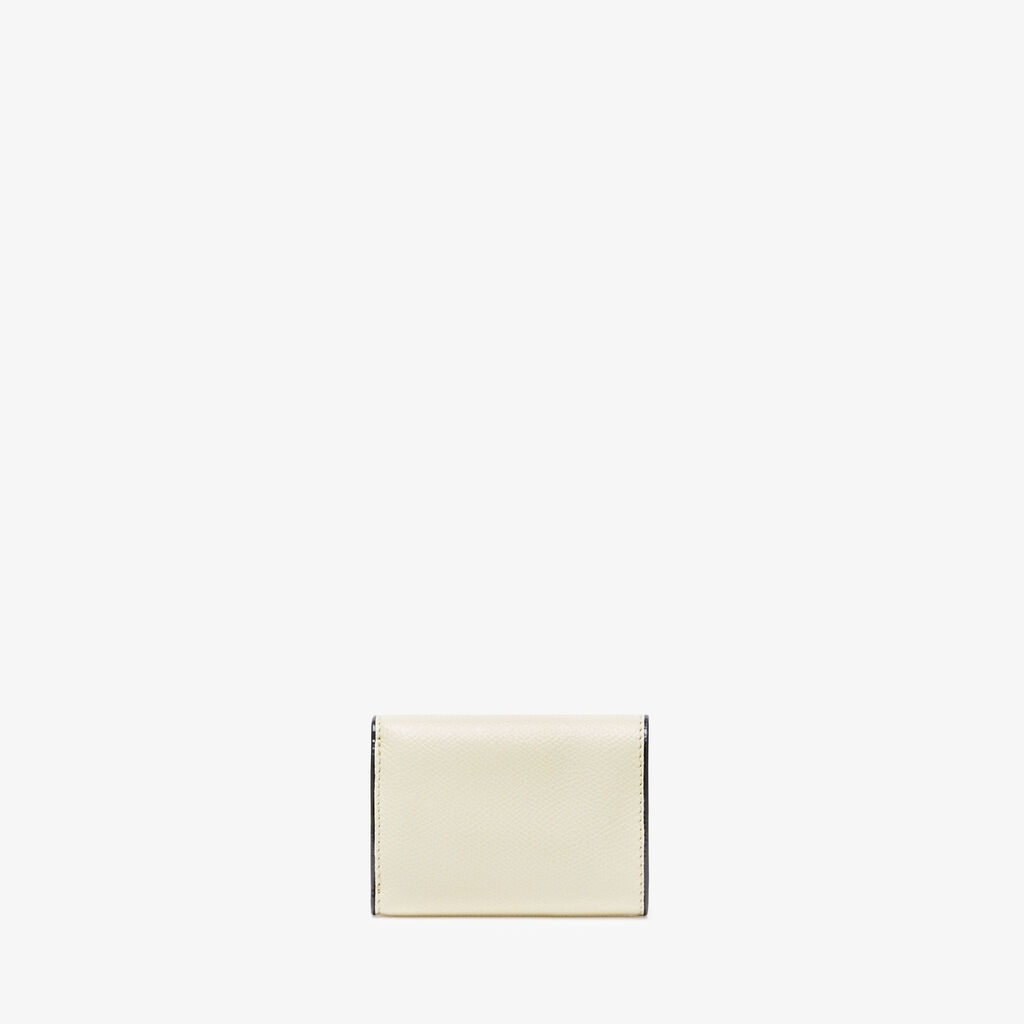 Valextra Portafoglio compatto Bifold in Pelle Bianca | Valextra Prezzo basso