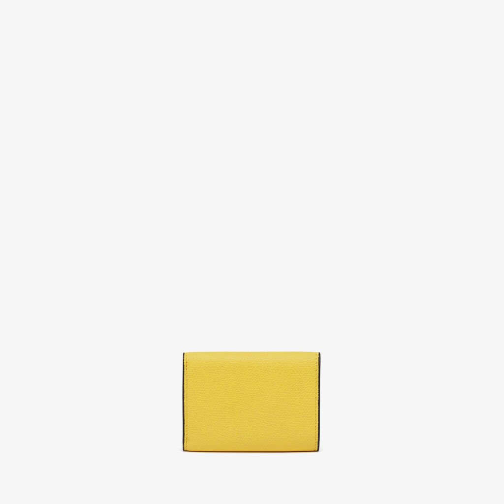Valextra Portafoglio bifold in Pelle Gialla | Valextra Offerta settimanale