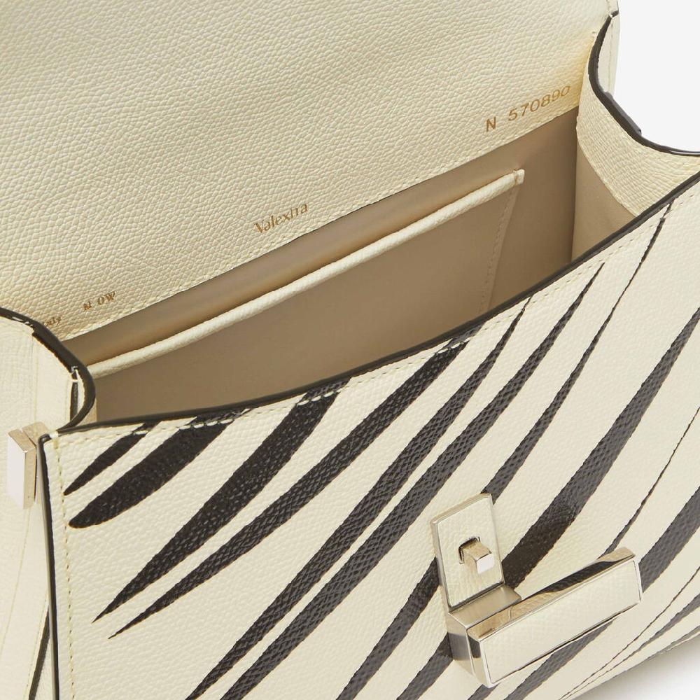 Valextra Borsa a mano da Donna di Lusso Bianca e Nera | Valextra Iside Fino al 50% di sconto