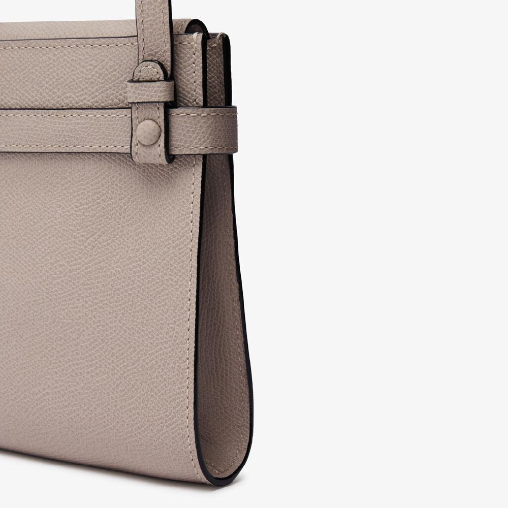 Valextra Borsa piccola da Donna in Pelle Rosa Nude | Valextra Brera Sostegno trimestrale