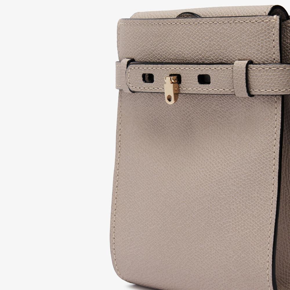 Valextra Borsa piccola da Donna in Pelle Rosa Nude | Valextra Brera Sostegno trimestrale
