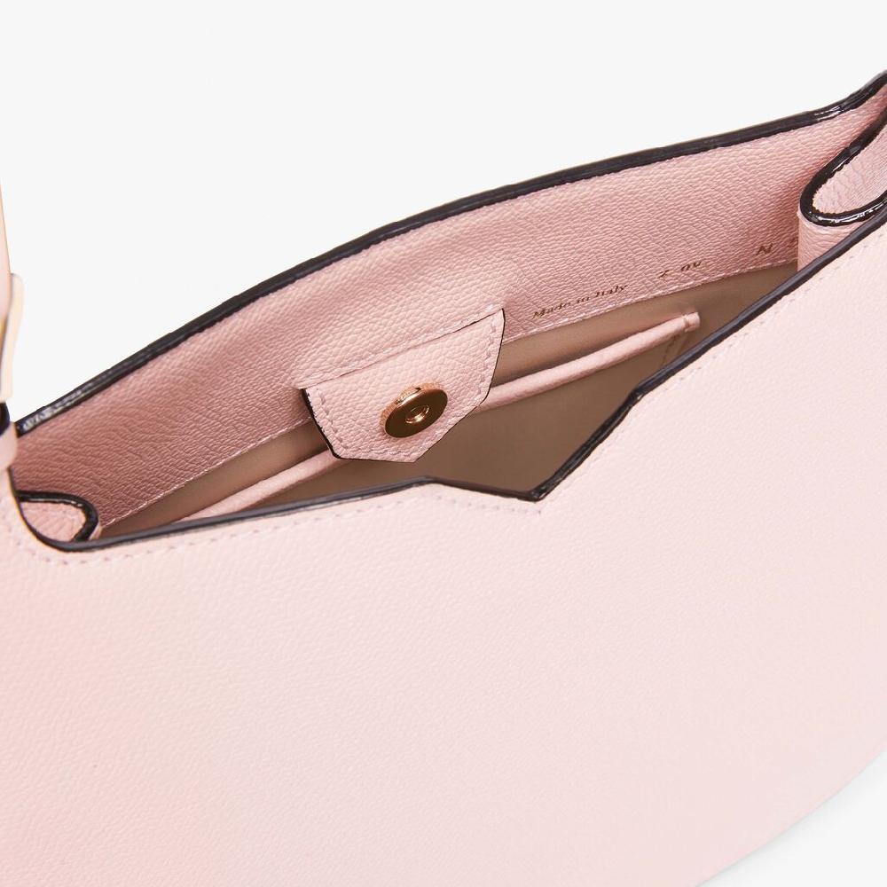 Valextra Borsa a spalla Mini in Pelle Rosa | Valextra Hobo Fino al 55% di sconto
