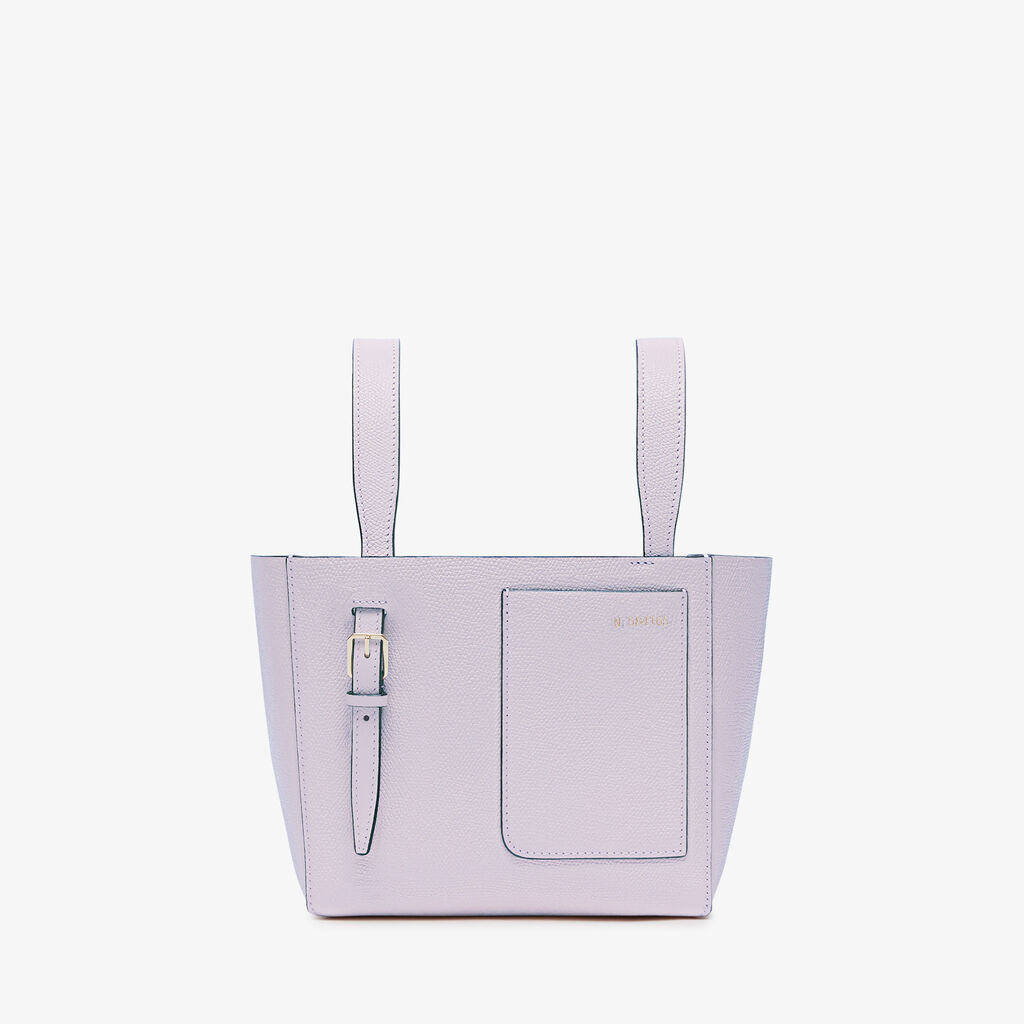 Valextra Borsa a secchiello Donna di Lusso in Pelle Lilla | Valextra Soft Solo un giorno rimasto