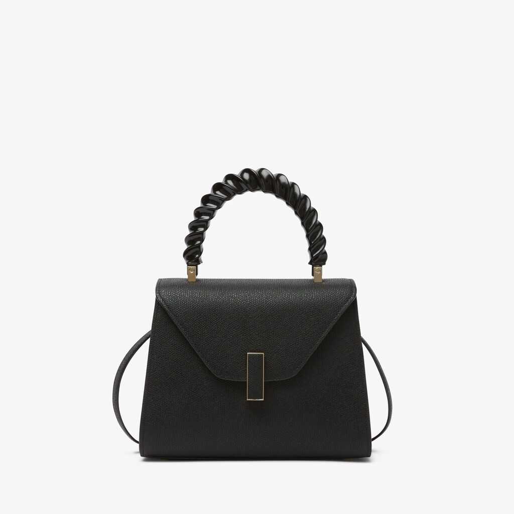Valextra Borsa a mano da Donna Mini in Pelle rigida Nera | Valextra Iside Officina