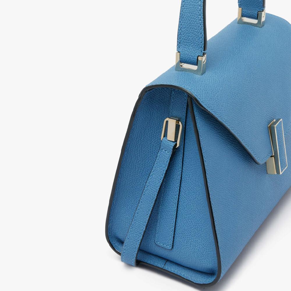 Valextra Borsa a mano da Donna Mini in Pelle Azzurra | Valextra Iside Limitato a 3 giorni