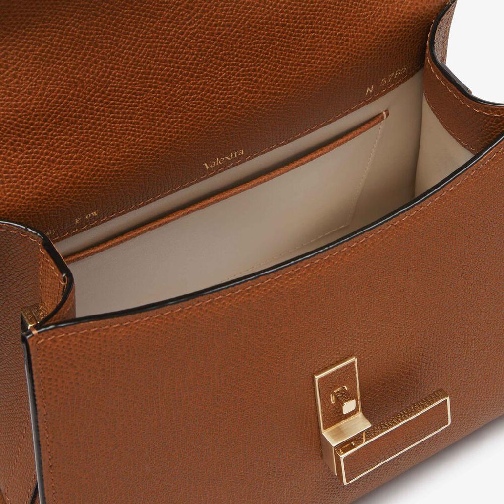 Valextra Borsa a mano da Donna in Pelle rigida Marrone | Valextra Iside Esporta salva