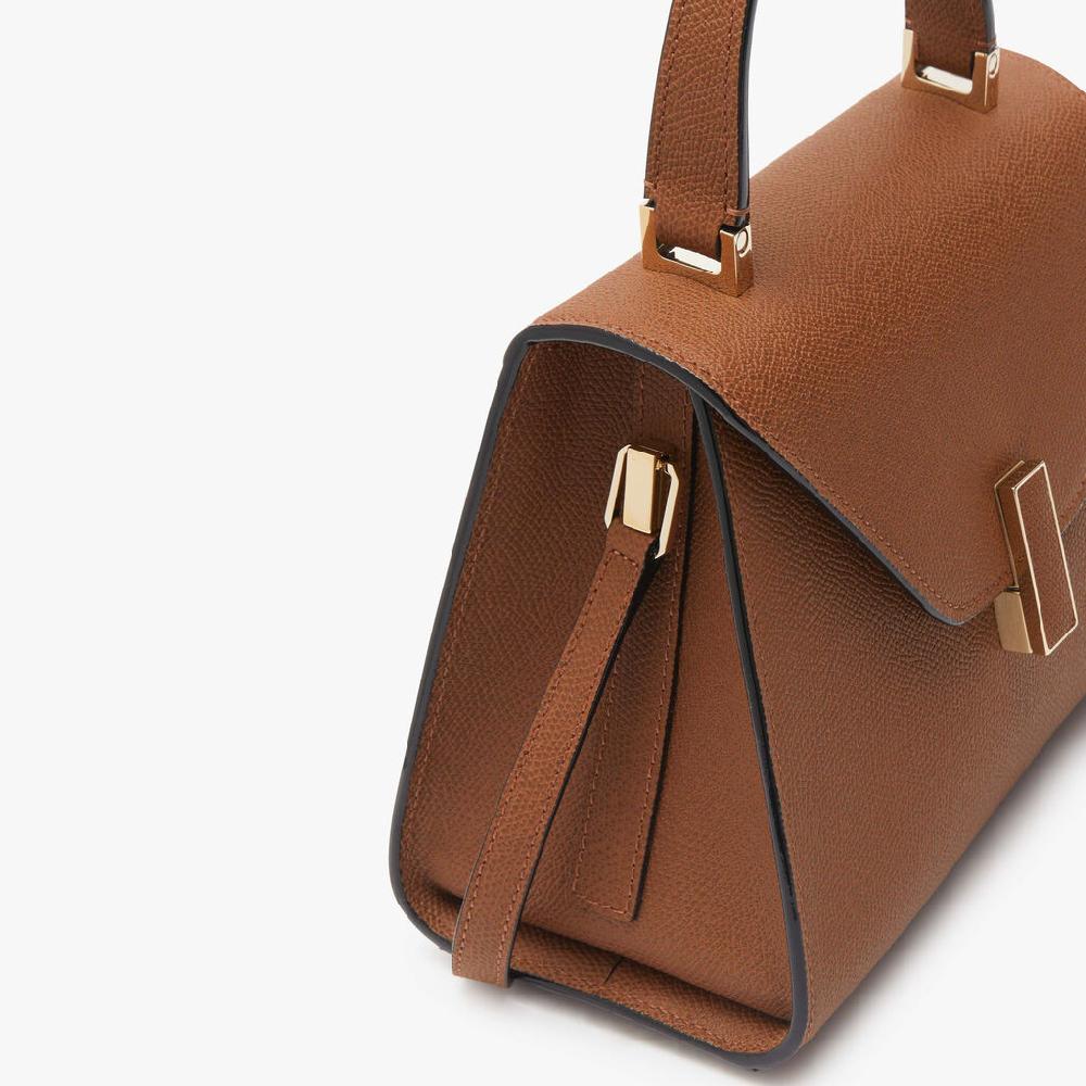 Valextra Borsa a mano da Donna in Pelle rigida Marrone | Valextra Iside Esporta salva