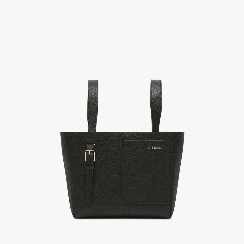 Valextra Borsa a secchiello da Donna in Pelle Nera | Valextra Soft Sconti questo mese