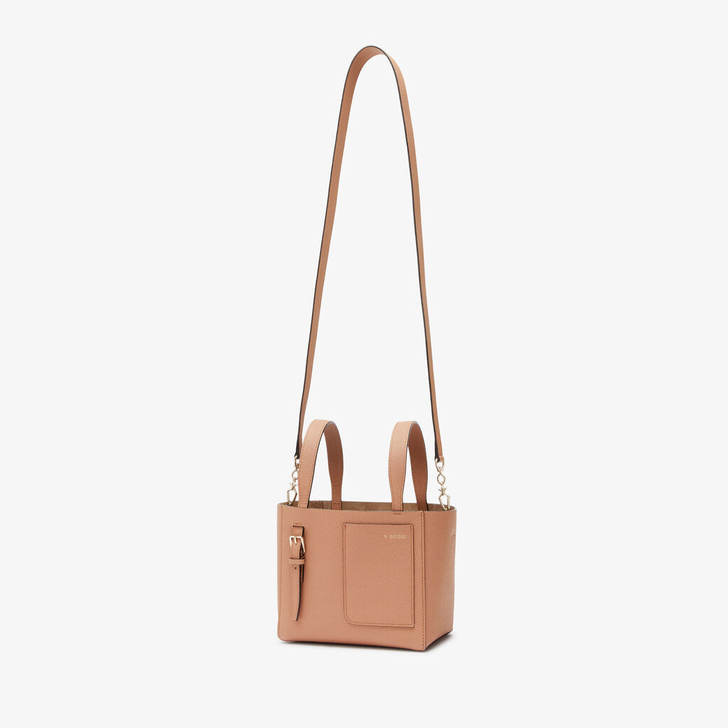 Valextra Borsa a secchiello da Donna di Lusso in Pelle Marrone | Valextra Soft Italy