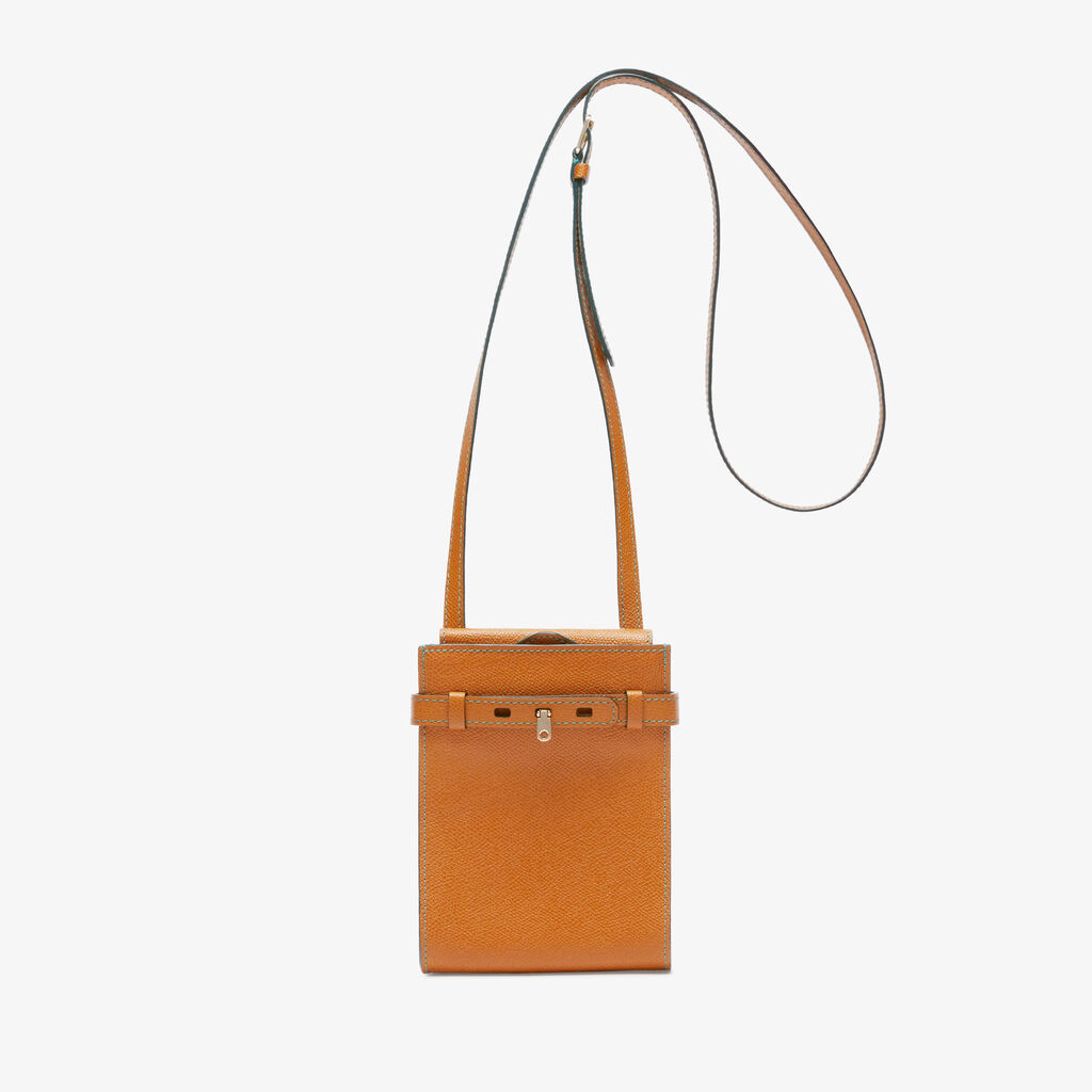 Valextra Borsa a tracolla Micro in Pelle Marrone | Valextra Brera Vendita