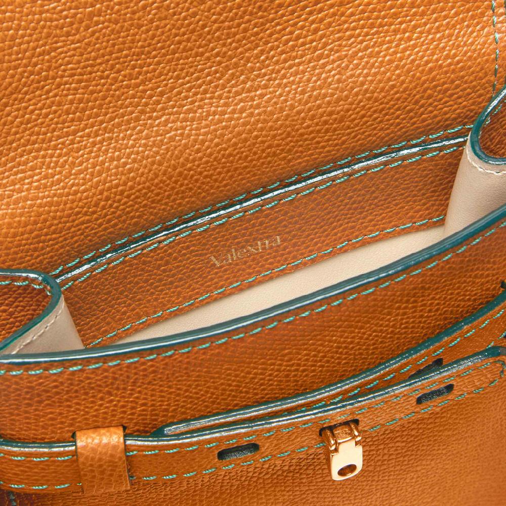 Valextra Borsa a tracolla Micro in Pelle Marrone | Valextra Brera Vendita