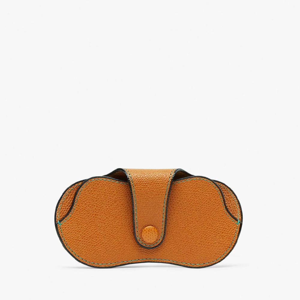 Valextra Custodia occhiali in Pelle Marrone | Valextra Spedizione Gratuita