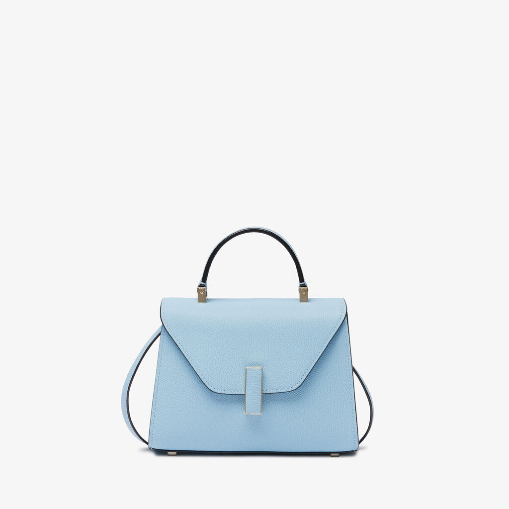 Valextra Borsa tracolla da Donna in Pelle rigida Blu | Valextra Iside Outlet