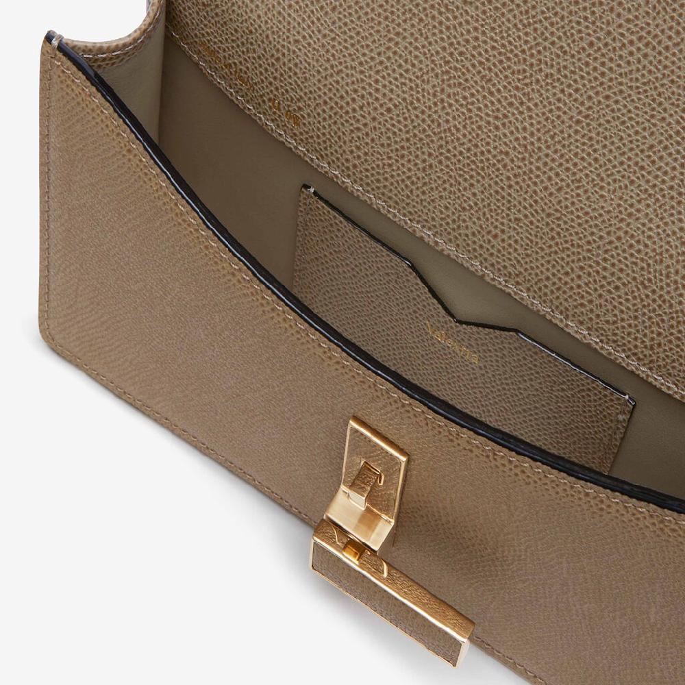 Valextra Clutch da Donna in Pelle Marrone di Lusso | Valextra Iside Vendite stagionali