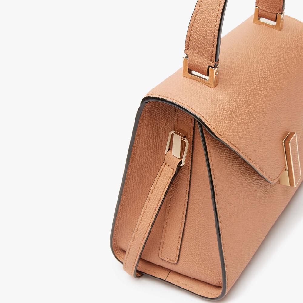Valextra Borsa a mano Donna Mini in Pelle Marrone | Valextra Iside Cyber Monday