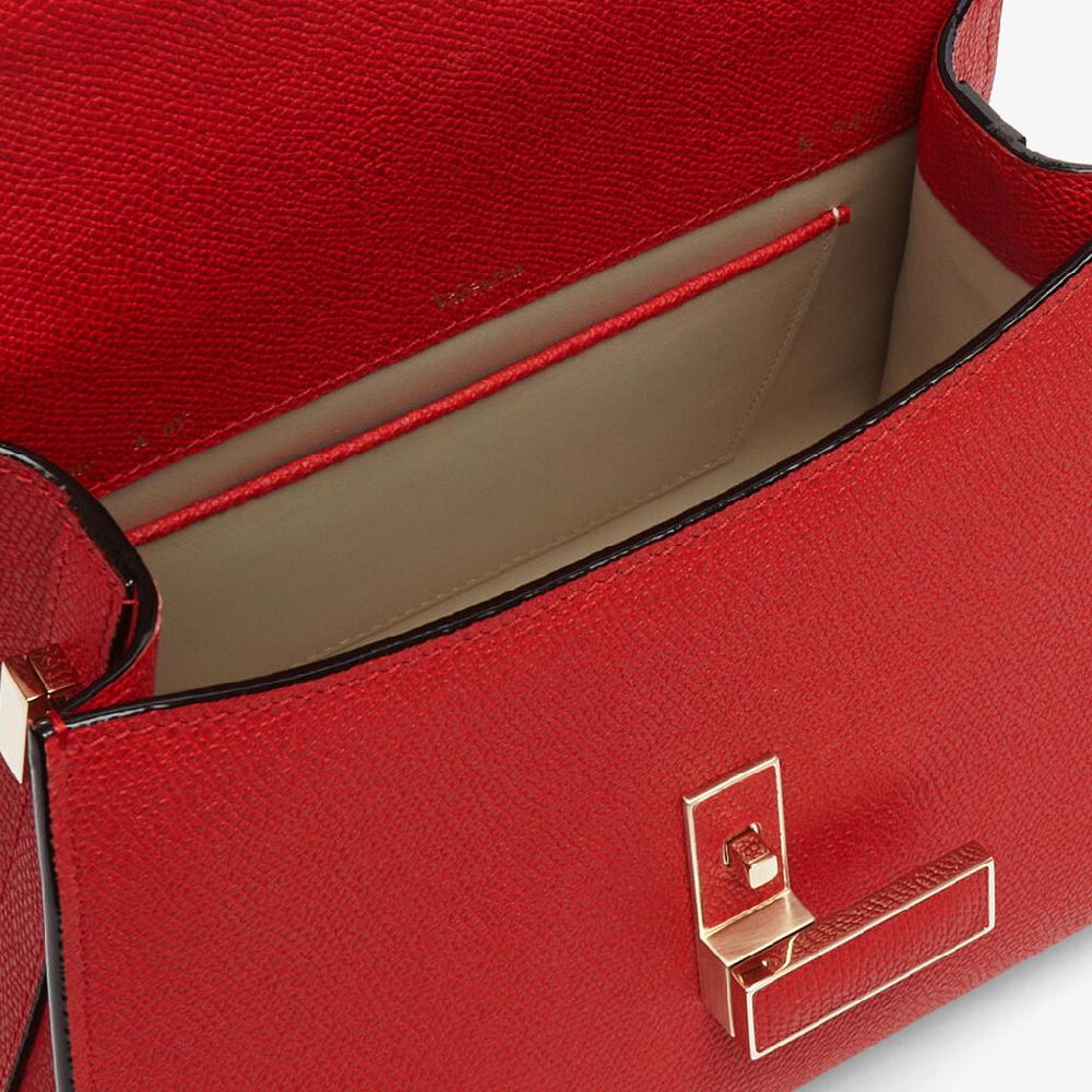 Valextra Borsetta a mano da Donna in Pelle Rossa | Valextra Iside Offerta Pasqua