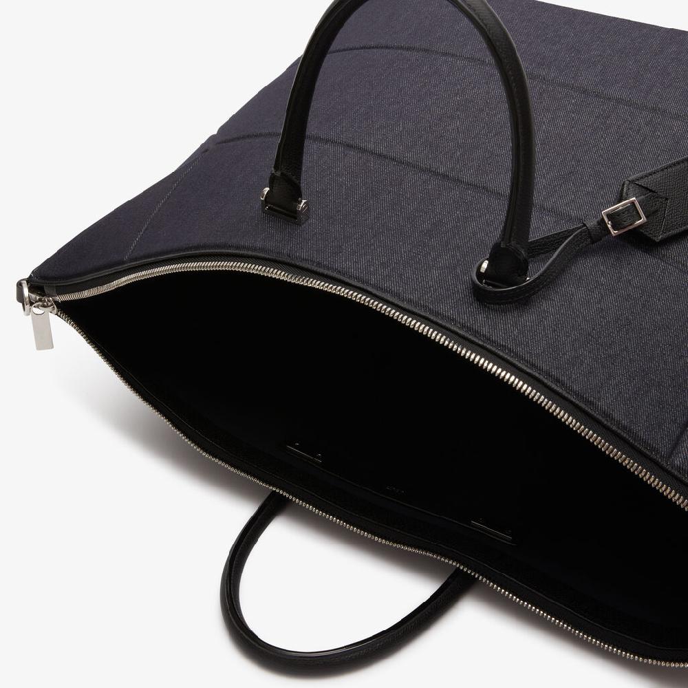Valextra Borsa da viaggio pieghevole Blu e Nera | Valextra Poliedrica Offerta per la Festa della Mamma