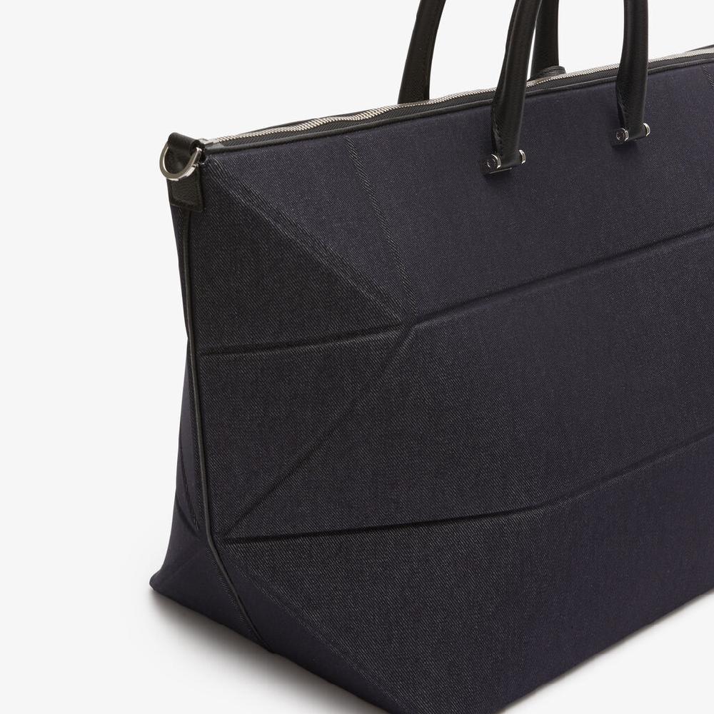 Valextra Borsa da viaggio pieghevole Blu e Nera | Valextra Poliedrica Offerta per la Festa della Mamma