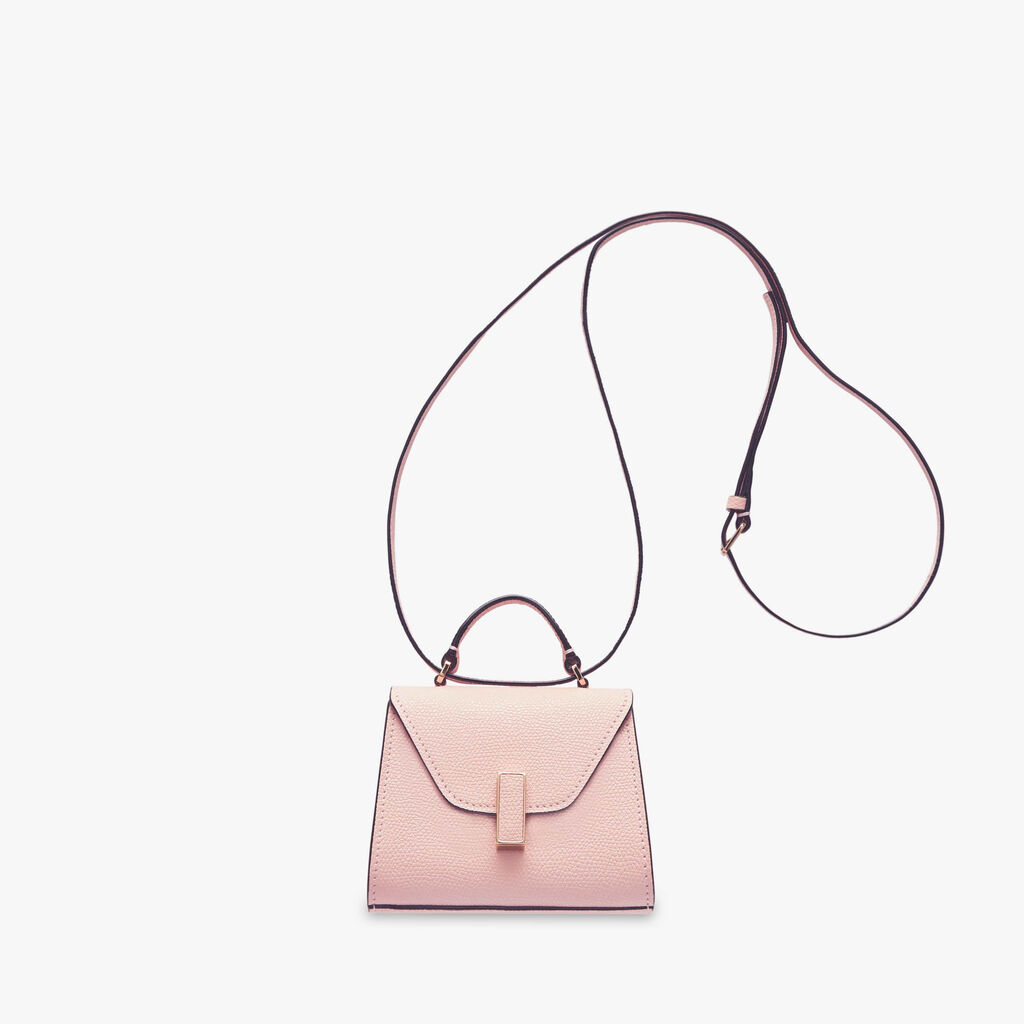 Valextra Borsetta cintura da Donna in Pelle Rosa | Valextra Iside Online Outlet