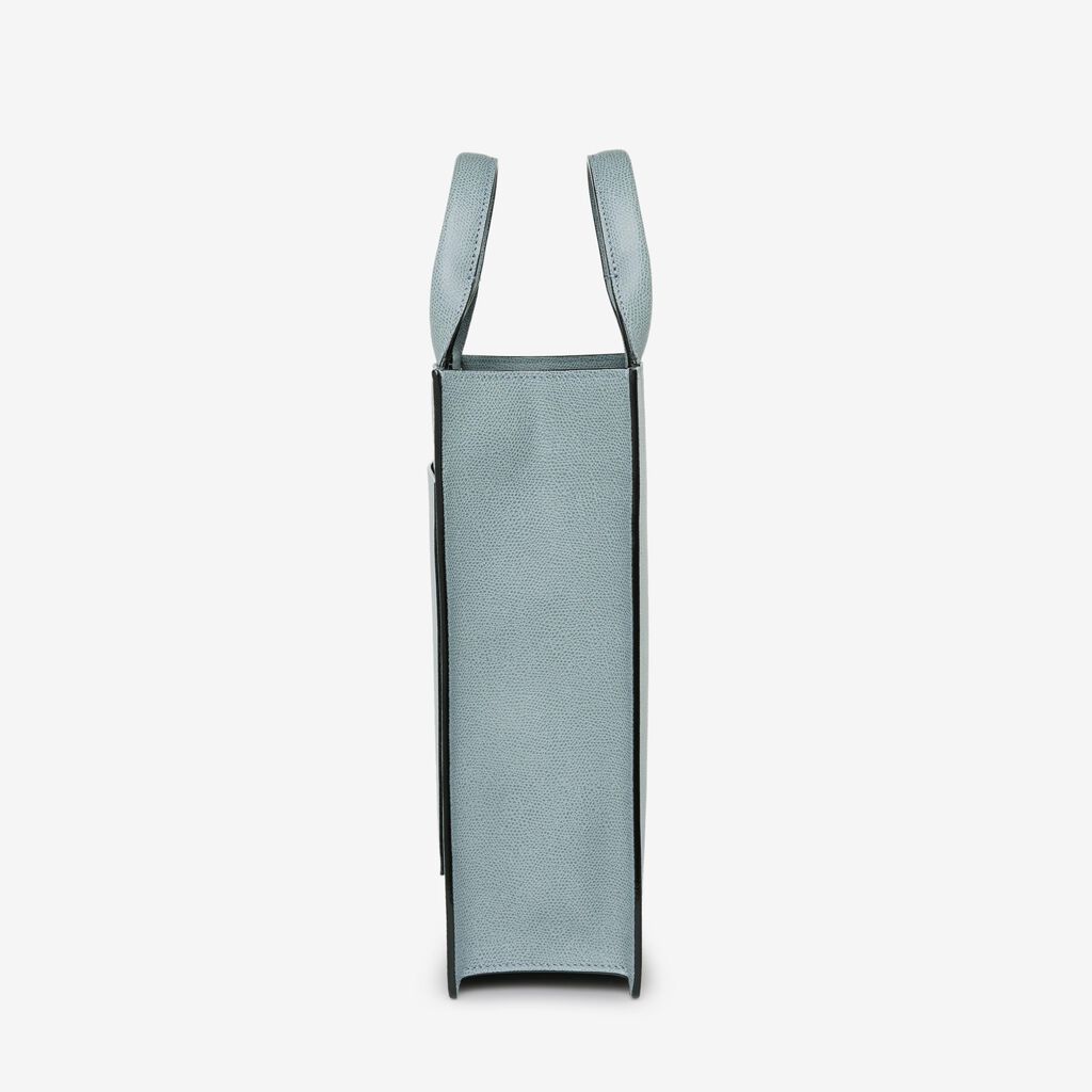 Valextra Tote bag Mini in Pelle Blu | Valextra Boxy Prezzo basso