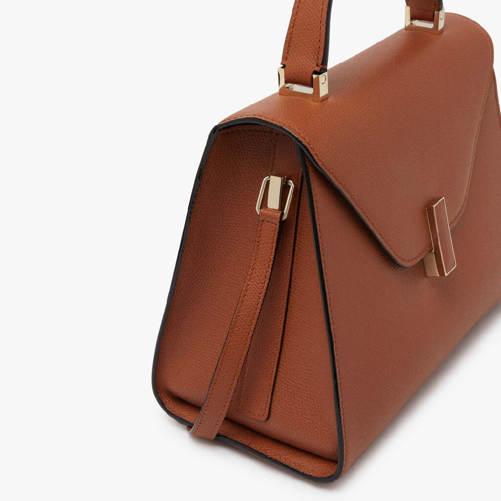 Valextra Borsa a mano da Donna Media in Pelle Marrone | Valextra Iside Offerta settimanale