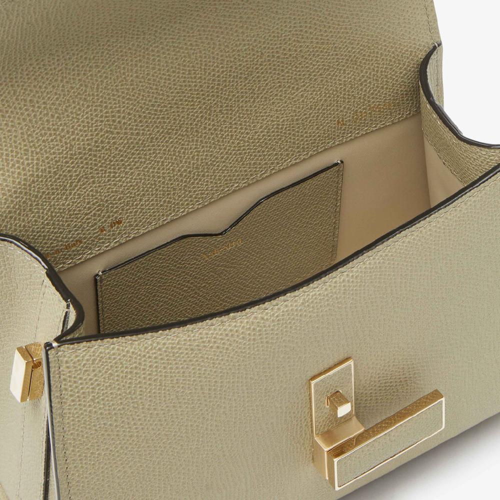 Valextra Borsetta a mano da Donna in Pelle rigida Verde tundra | Valextra Iside Ultimi due giorni