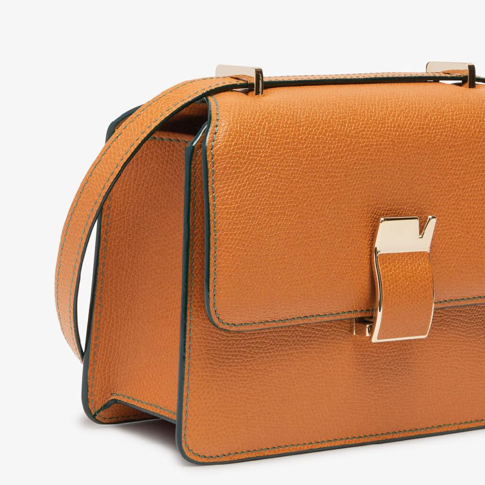Valextra Borsetta a spalla Mini in Pelle Marrone | Valextra NoLo Fino al 65% di sconto