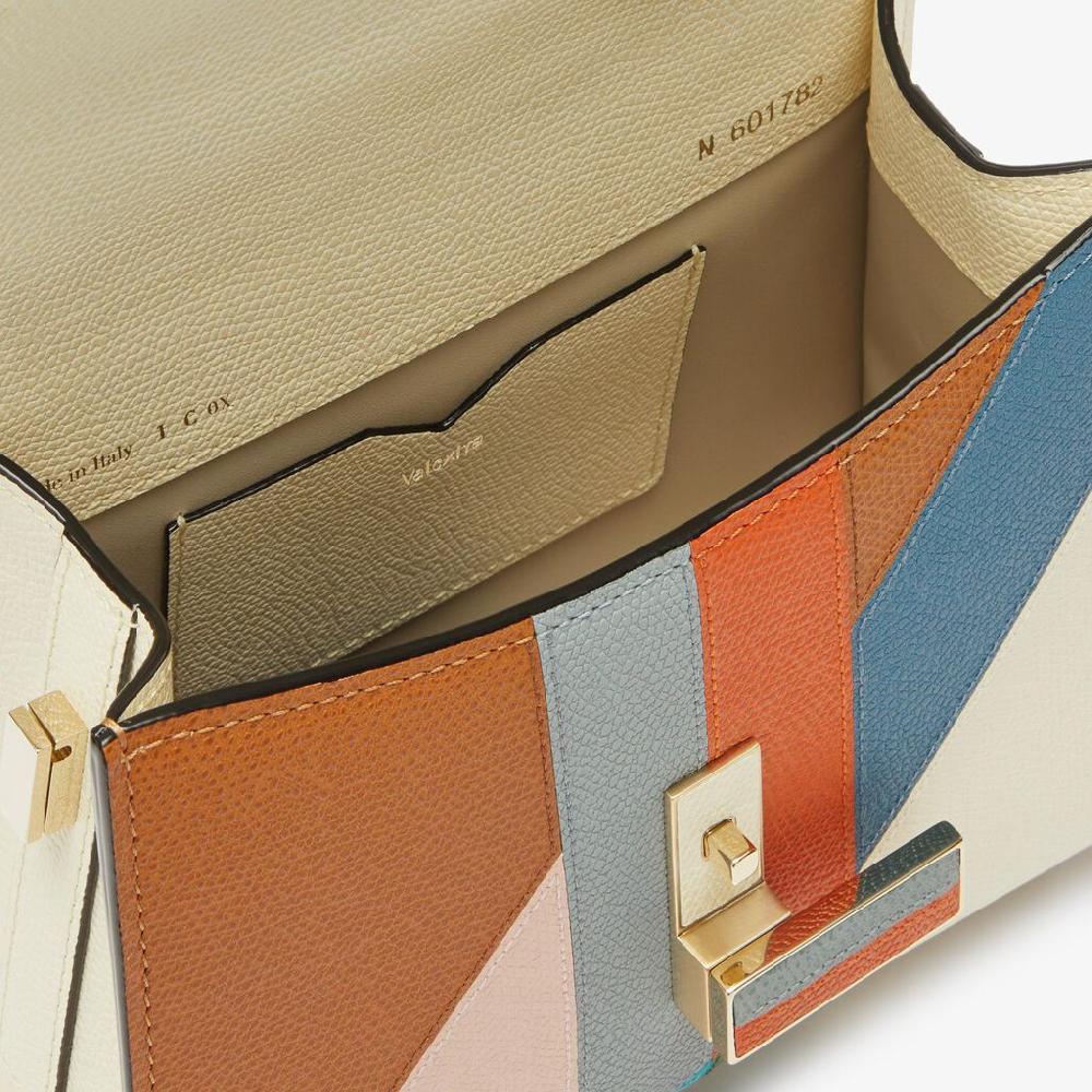 Valextra Borsa a mano da Donna di Lusso in Pelle Multicolore | Valextra Iside Nuovo